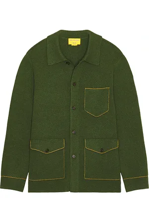 Guest In Residence Guest en residence chaqueta con cuello industry en color verde oscuro talla L en - Dark Green. Talla L (también en XS).