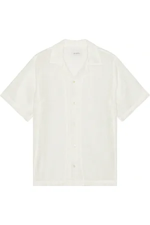 Saturdays NYC Camisa en color talla L en - White. Talla L (también en M, S, XL/1X).