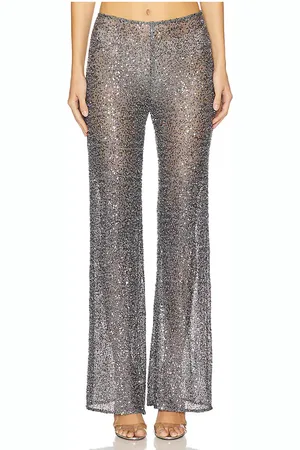 NBD Pantalones freya en color plateado metálico talla XL en - Metallic Silver. Talla XL (también en XS, XXS).