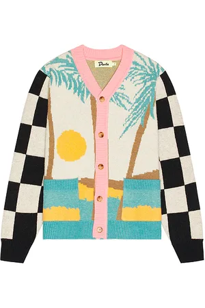 Duvin Cárdigan tropical en color crema talla L en - Cream. Talla L (también en S).