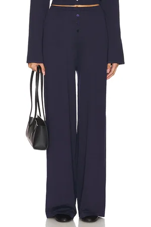 SNDYS Pantalones con botones august en color talla L en - Navy. Talla L (también en S, XL).