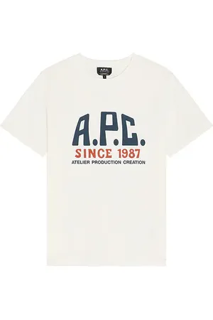 A.P.C. Camiseta print label t-shirt en color talla S en - White. Talla S (también en XL/1X).