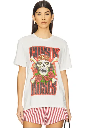 Junk Food Camiseta gnr north american tour en color blanco talla L en - White. Talla L (también en M, S, XL/1X, XS).