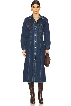Steve Madden Vestido maxine en color azul talla S en - Blue. Talla S (también en XS).