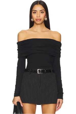 RAG&BONE Top manga larga luca en color talla L en - Black. Talla L (también en M, XL, XS).
