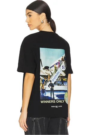 Wish Me Luck Camiseta winners only en color talla L en - Black. Talla L (también en M, S, XL/1X, XS).
