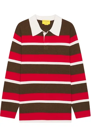 Guest In Residence Guest en residence camiseta de rugby striped en color rojo talla L en - Red. Talla L (también en M, XL).