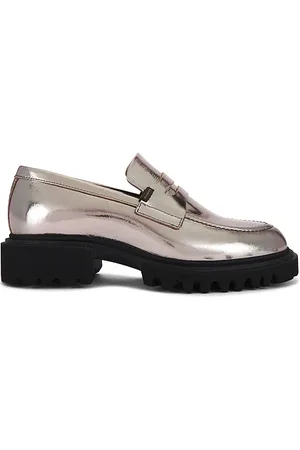 AllSaints Mocasín lola en color plateado metálico talla 36 en - Metallic Silver. Talla 36 (también en 37, 38, 39, 40).