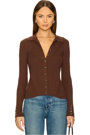 Paige Jayde top en color marrón talla L en - Brown. Talla L (también en M).
