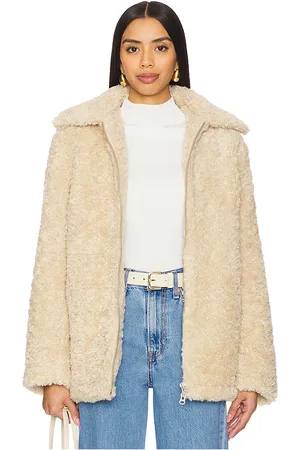 Samsøe Samsøe Chaqueta sherpa en color beige talla L en - Beige. Talla L (también en M, S, XS).