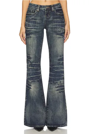 Jaded London Jeans acampanados extreme en color azul talla 24 en - Blue. Talla 24 (también en 25, 30).
