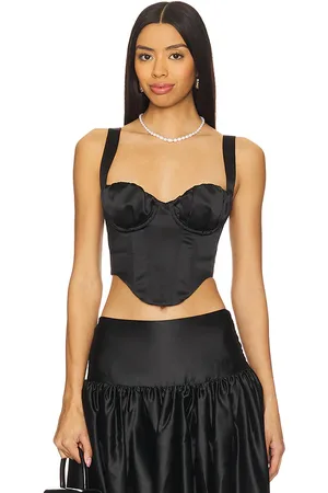 For Love & Lemons Nelly top en color talla L en - Black. Talla L (también en M, S, XL, XS).