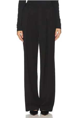 Rue Sophie Pantalones de cintura alta drap? en color talla M en - Black. Talla M (también en S, XL, XS).