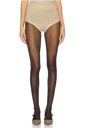 For Love & Lemons Braguita de punto beverly en color talla L en - Tan. Talla L (también en M, S, XS).