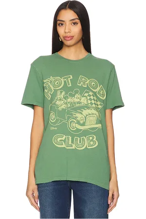 Junk Food Camiseta mickie and minnie hot rod en color talla L en - Green. Talla L (también en M, XS).