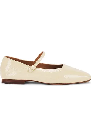 Mansur Gavriel Zapato plano square toe mary jane en color crema talla 36 en - Cream. Talla 36 (también en 39, 41).