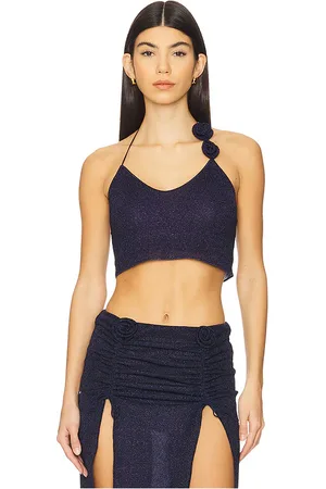 Oseree Camiseta tirantes lumiere rose en color azul marino talla L en - Navy. Talla L (también en M, S).