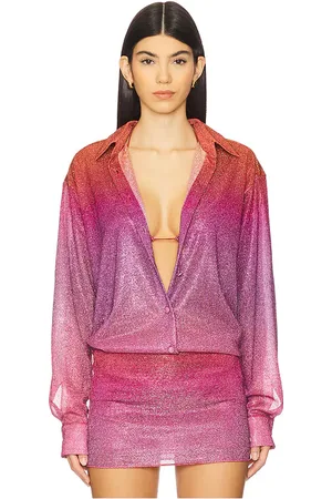 Oseree Lumiere shade top en color rosado talla M-L en - Pink. Talla M-L (también en S-M).