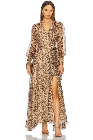 Bardot Maxivestido envolvente lucianna en color marrón talla 2 en - Brown. Talla 2 (también en 4, 6).