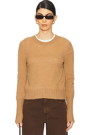 Guest In Residence Guest en residence shrunken crew cashmere sweater en color marrón talla L en - Brown. Talla L (también en M, S, XL, XS).