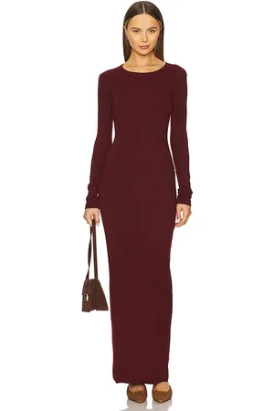 Cotton Citizen Vestido verona en color burgundy talla M en - Burgundy. Talla M (también en S, XS).
