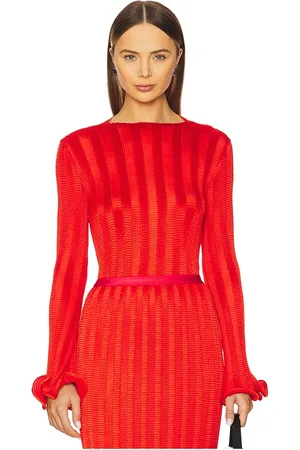 Simkhai Top cuello alto carys en color rojo talla 0 en - Red. Talla 0 (también en 10, 2, 4, 6).