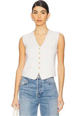 Guest In Residence Guest en residence chaleco en color talla L en - Cream. Talla L (también en M, S, XS).