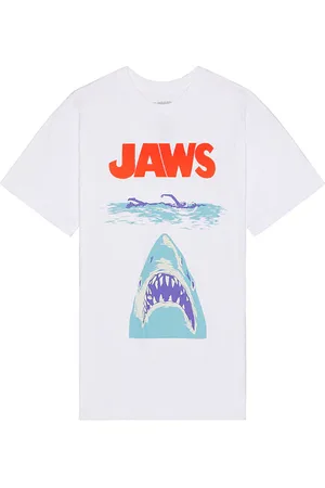 SIXTHREESEVEN Camiseta jaws poster sketch en color talla L en - White. Talla L (también en M, S, XL/1X, XS).