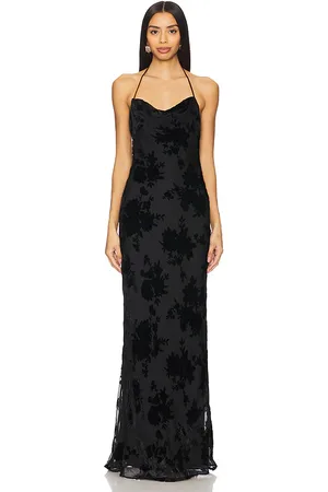 STONE_COLD_FOX Vestido largo maya en color negro talla L en - Black. Talla L (también en S, XS).