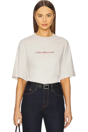 Calvin Klein Camiseta en color blanco talla L en - White. Talla L (también en M, S, XL/1X).