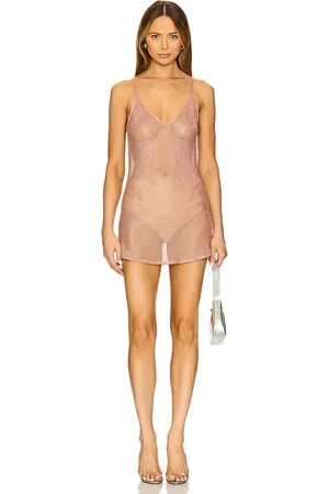 Bella Venice Vestido lencero jordan en color rose talla L en - Rose. Talla L (también en M, XL).