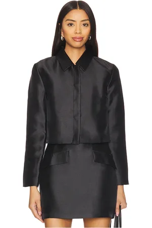 Amanda Uprichard Chaqueta verity en color talla L en - Black. Talla L (también en M, S).