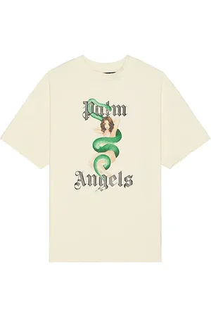 Palm Angels Camiseta en color crema talla M en - Cream. Talla M (también en XL/1X).