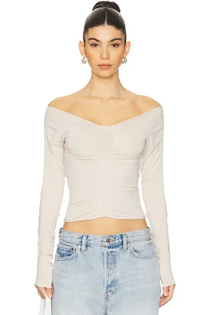 Alexander Wang Jersey mainline en color bronce talla L en - Tan. Talla L (también en XS).