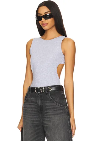 Free People Camisola con espalda descubierta intimately fp wear it out en color gris talla L en - Grey. Talla L (también en M