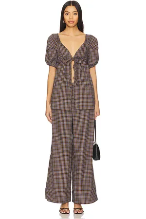 Free People Conjunto dani en color marrón talla M en - Brown. Talla M (también en XS).
