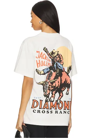 Diamond Cross Camiseta en color talla M en - White. Talla M (también en XL).