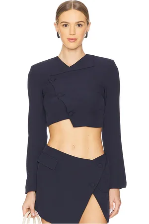 superdown Chaqueta tarryn en color talla L en - Navy. Talla L (también en M, S, XL, XS).