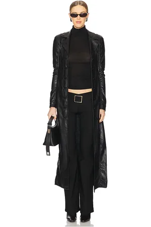 WeWoreWhat Chaqueta slim faux leather en color talla L en - Black. Talla L (también en M, S, XS, XXS).