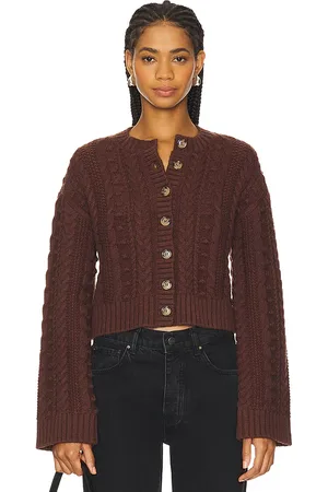 Tularosa Cárdigan hunter en color chocolate talla L en - Chocolate. Talla L (también en M, S, XL, XS, XXS).