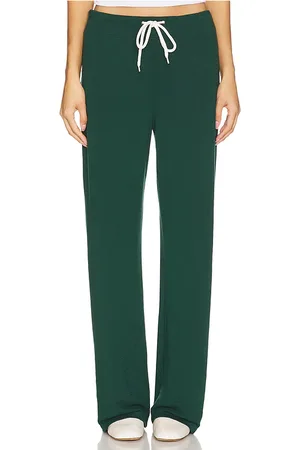 MONROW Pantalón deportivo vintage en color verde talla XL en - Green. Talla XL (también en XS).