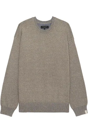 RAG&BONE Jersey cuello redondo dexter marl en color gris talla L en - Grey. Talla L (también en M, S).