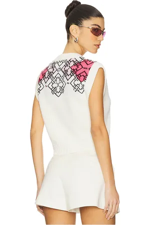 GCDS Chaleco hello kitty en color blanco talla L en - White. Talla L (también en M, S, XS).