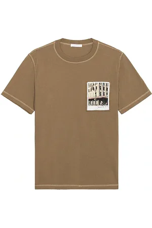Helmut Lang Camiseta postcard greenwich en color marrón talla L en - Brown. Talla L (también en M, S, XL/1X).
