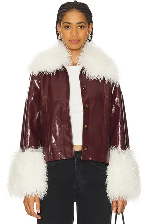 KITRI Chaqueta bonnie en color burgundy talla L en - Burgundy. Talla L (también en M, S, XS).