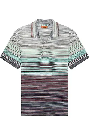 Missoni Short sleeve polo en color azul talla L en - Blue. Talla L (también en M, S).