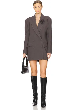 Bardot Vestido esmoquin joelle en color gris talla 2 en - Grey. Talla 2 (también en 4, 6, 8).