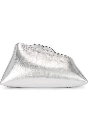 The Attico Estuche en color metálico talla all en - Metallic Silver. Talla all.