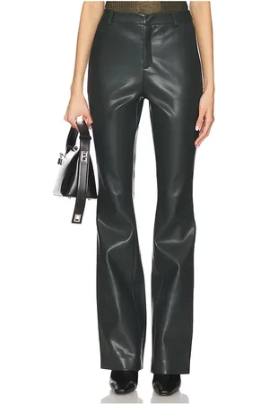 SER.O.YA Pantalón de piel sintética ronja en color verde oscuro talla 0 en - Dark Green. Talla 0 (también en 00, 12, 2, 4, 6, 8)