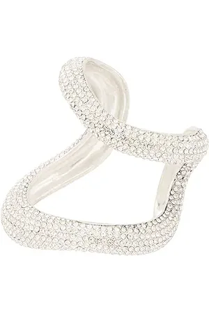 AREA Brazalete en color plateado metálico talla all en - Metallic Silver. Talla all.